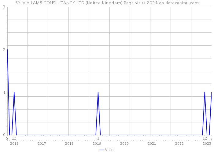 SYLVIA LAMB CONSULTANCY LTD (United Kingdom) Page visits 2024 