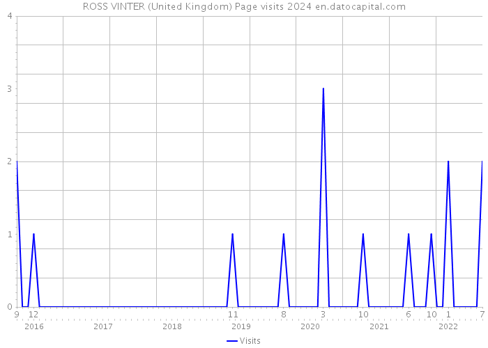 ROSS VINTER (United Kingdom) Page visits 2024 