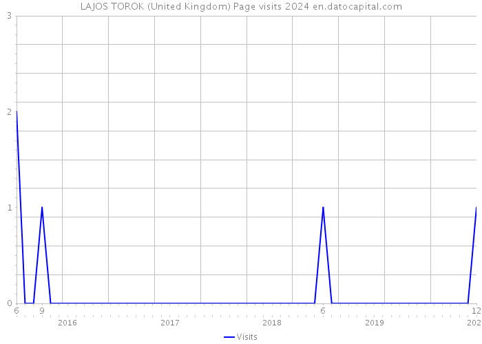 LAJOS TOROK (United Kingdom) Page visits 2024 