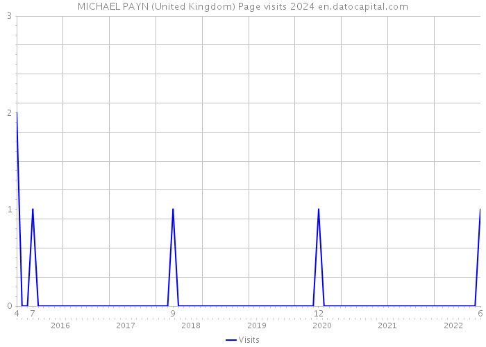 MICHAEL PAYN (United Kingdom) Page visits 2024 