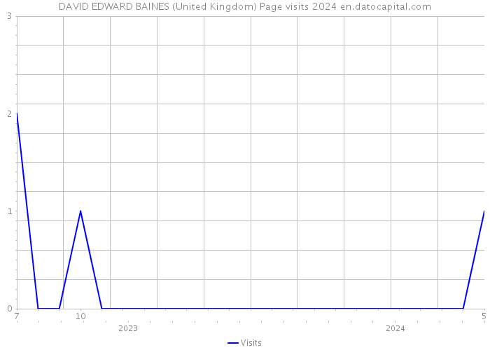 DAVID EDWARD BAINES (United Kingdom) Page visits 2024 
