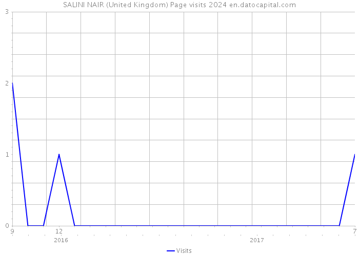 SALINI NAIR (United Kingdom) Page visits 2024 