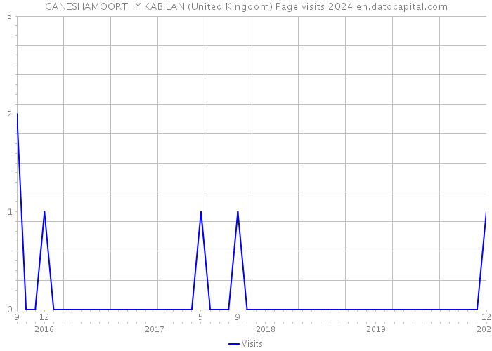 GANESHAMOORTHY KABILAN (United Kingdom) Page visits 2024 