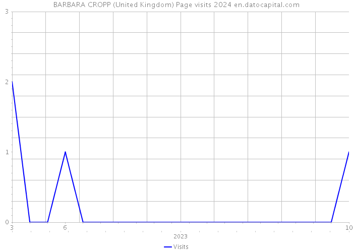 BARBARA CROPP (United Kingdom) Page visits 2024 