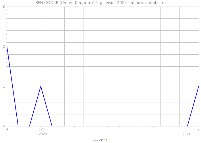 BEN COOKE (United Kingdom) Page visits 2024 