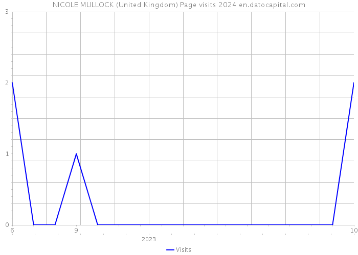 NICOLE MULLOCK (United Kingdom) Page visits 2024 