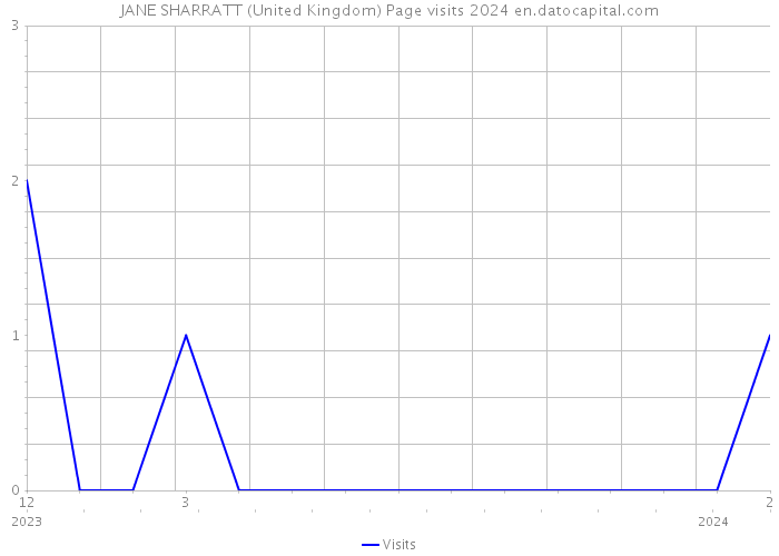 JANE SHARRATT (United Kingdom) Page visits 2024 