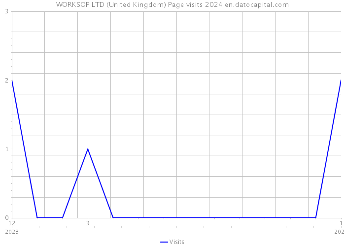 WORKSOP LTD (United Kingdom) Page visits 2024 