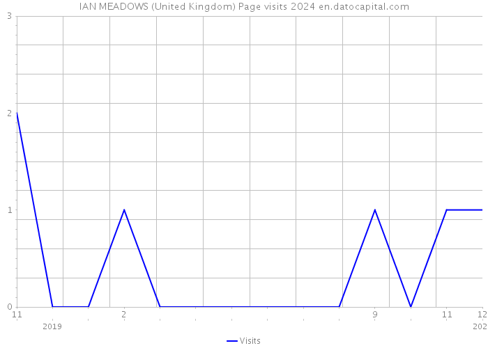 IAN MEADOWS (United Kingdom) Page visits 2024 