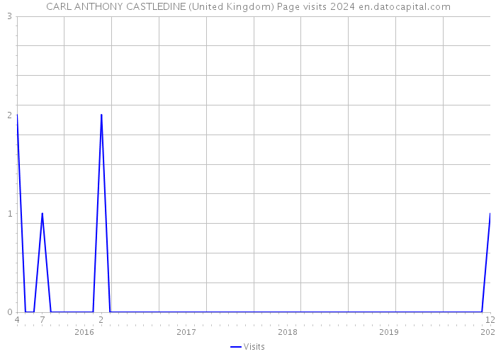 CARL ANTHONY CASTLEDINE (United Kingdom) Page visits 2024 