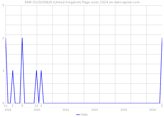 SAM O'LOUGHLIN (United Kingdom) Page visits 2024 