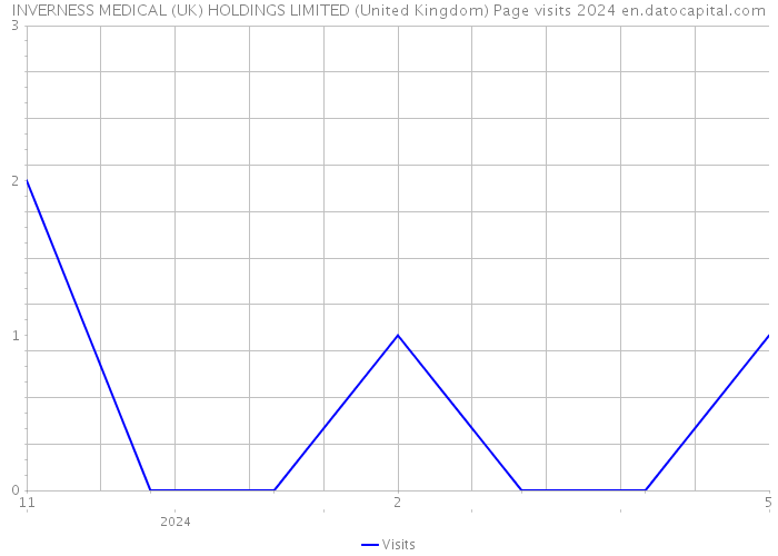 INVERNESS MEDICAL (UK) HOLDINGS LIMITED (United Kingdom) Page visits 2024 