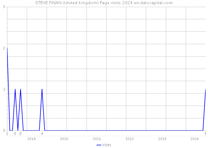 STEVE FINAN (United Kingdom) Page visits 2024 