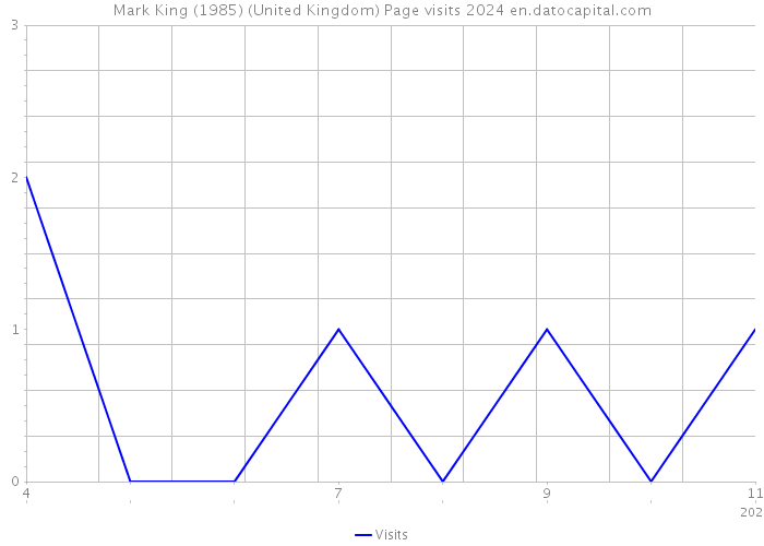 Mark King (1985) (United Kingdom) Page visits 2024 