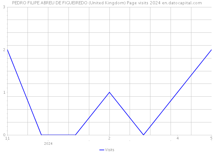 PEDRO FILIPE ABREU DE FIGUEIREDO (United Kingdom) Page visits 2024 