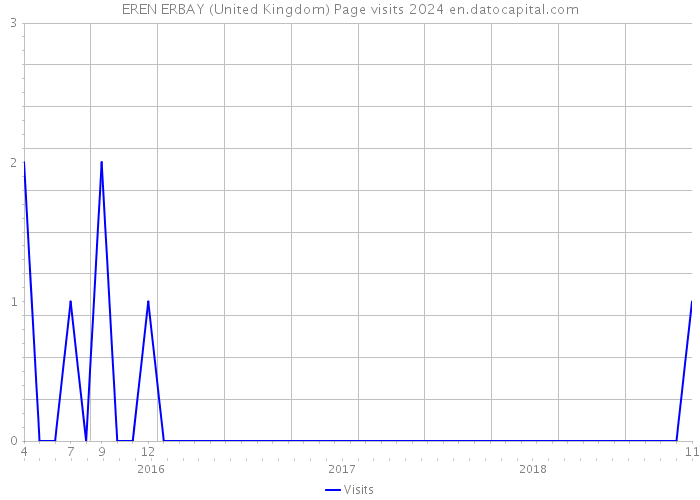 EREN ERBAY (United Kingdom) Page visits 2024 