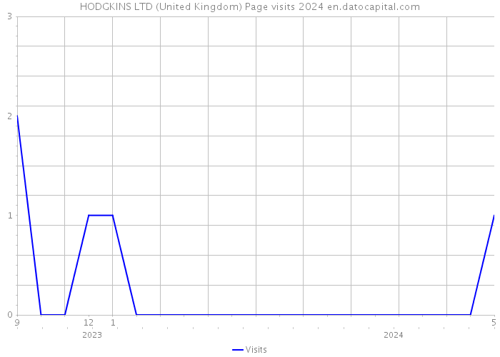 HODGKINS LTD (United Kingdom) Page visits 2024 