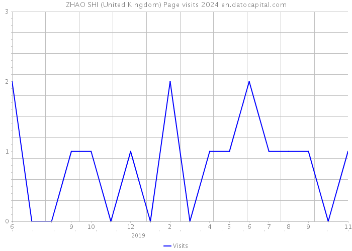 ZHAO SHI (United Kingdom) Page visits 2024 