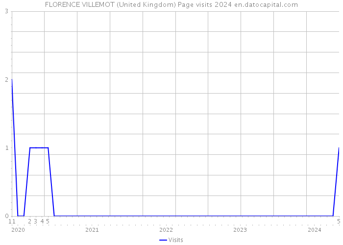 FLORENCE VILLEMOT (United Kingdom) Page visits 2024 