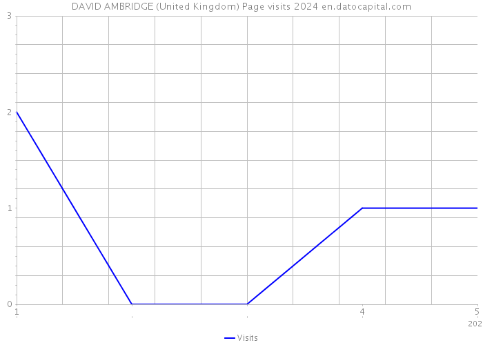 DAVID AMBRIDGE (United Kingdom) Page visits 2024 