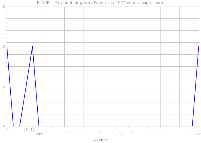 PLACE LLP (United Kingdom) Page visits 2024 