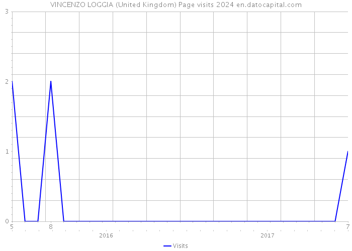 VINCENZO LOGGIA (United Kingdom) Page visits 2024 