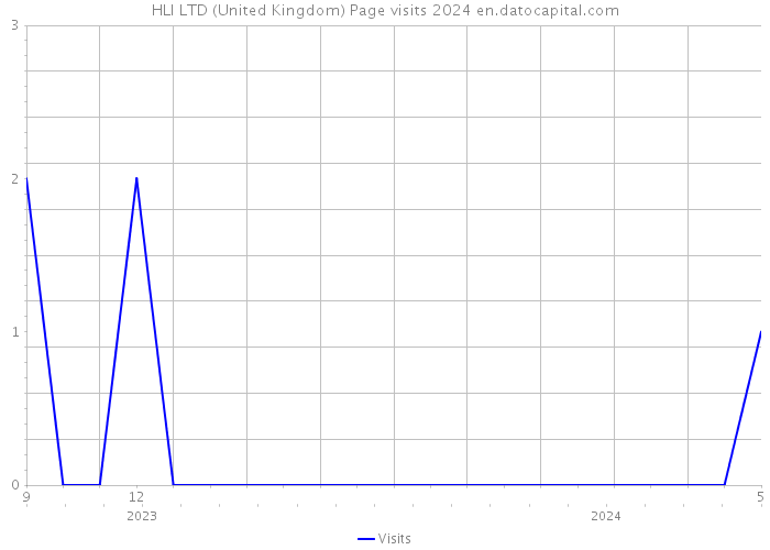 HLI LTD (United Kingdom) Page visits 2024 