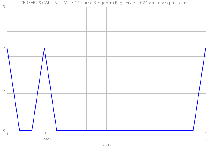 CERBERUS CAPITAL LIMITED (United Kingdom) Page visits 2024 