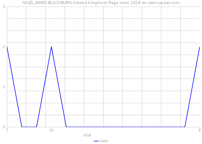 NIGEL JAMES BLACKBURN (United Kingdom) Page visits 2024 