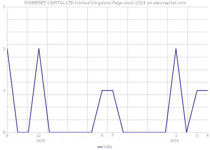 SOMERSET CAPITAL LTD (United Kingdom) Page visits 2024 