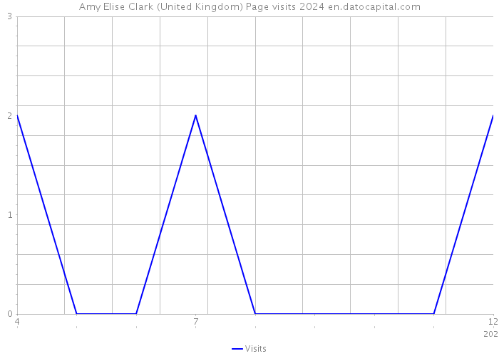 Amy Elise Clark (United Kingdom) Page visits 2024 