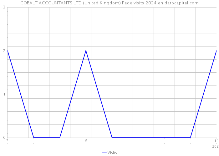 COBALT ACCOUNTANTS LTD (United Kingdom) Page visits 2024 