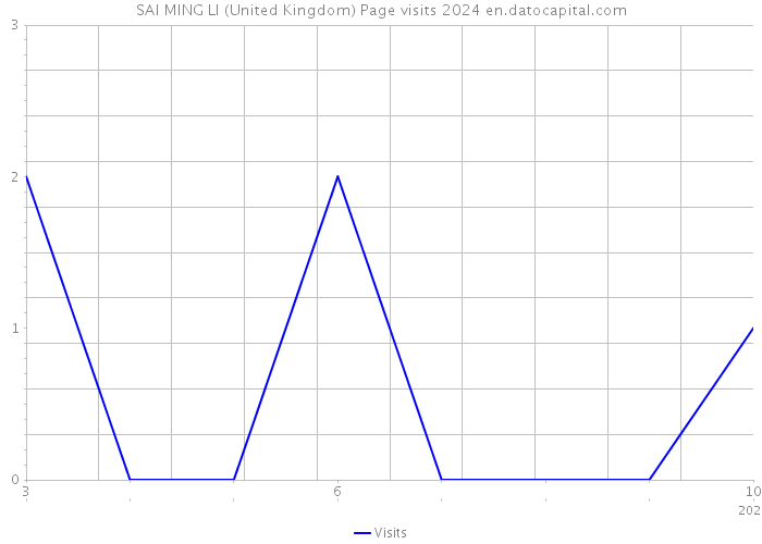 SAI MING LI (United Kingdom) Page visits 2024 