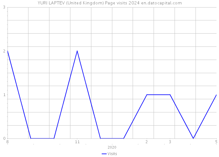 YURI LAPTEV (United Kingdom) Page visits 2024 