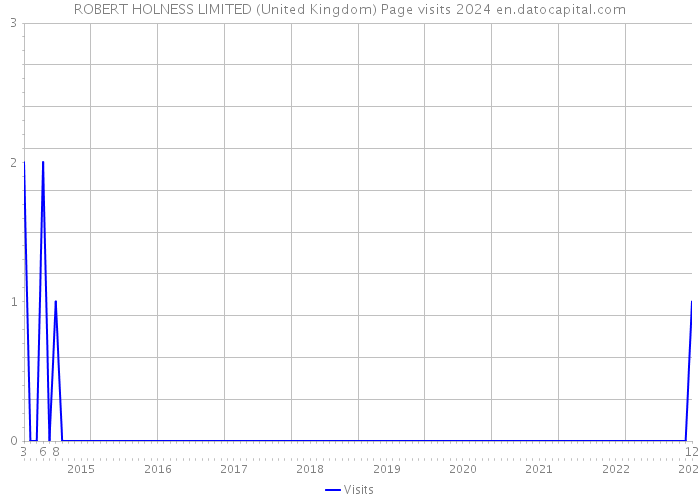 ROBERT HOLNESS LIMITED (United Kingdom) Page visits 2024 