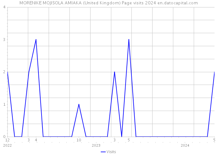 MORENIKE MOJISOLA AMIAKA (United Kingdom) Page visits 2024 