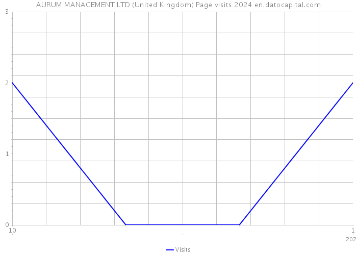 AURUM MANAGEMENT LTD (United Kingdom) Page visits 2024 