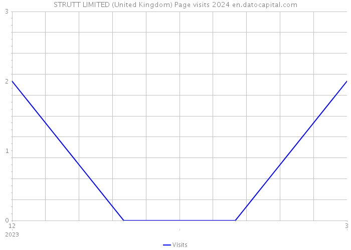 STRUTT LIMITED (United Kingdom) Page visits 2024 