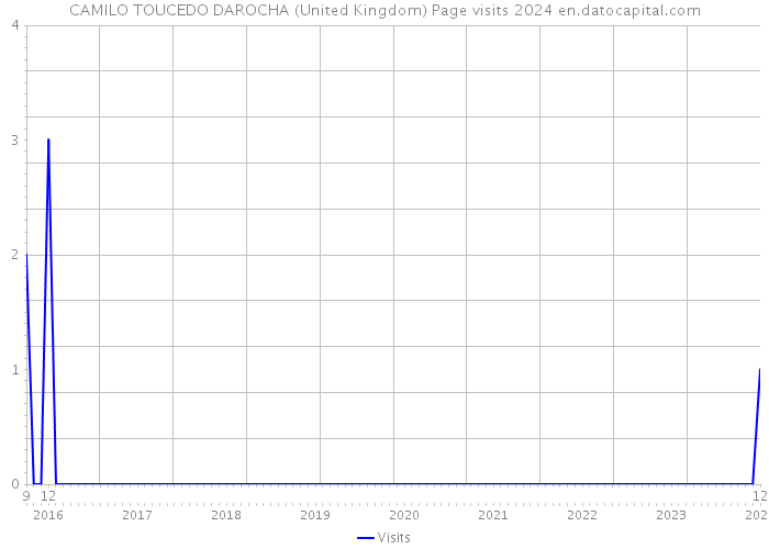 CAMILO TOUCEDO DAROCHA (United Kingdom) Page visits 2024 