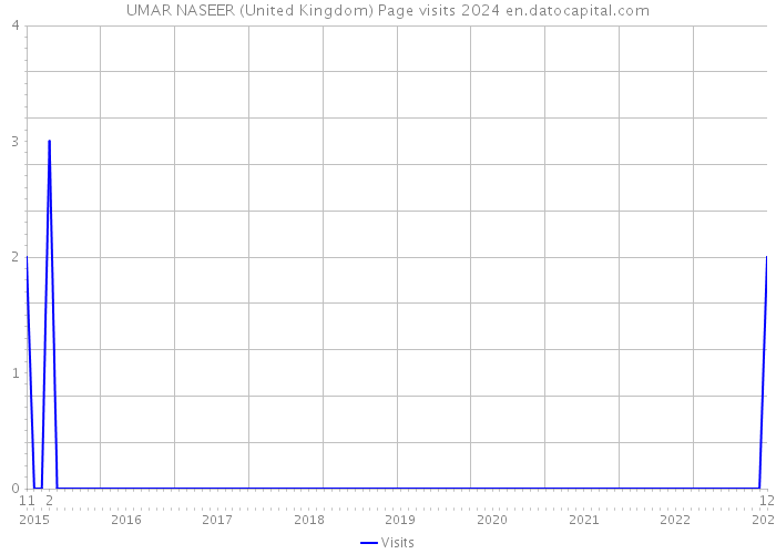 UMAR NASEER (United Kingdom) Page visits 2024 