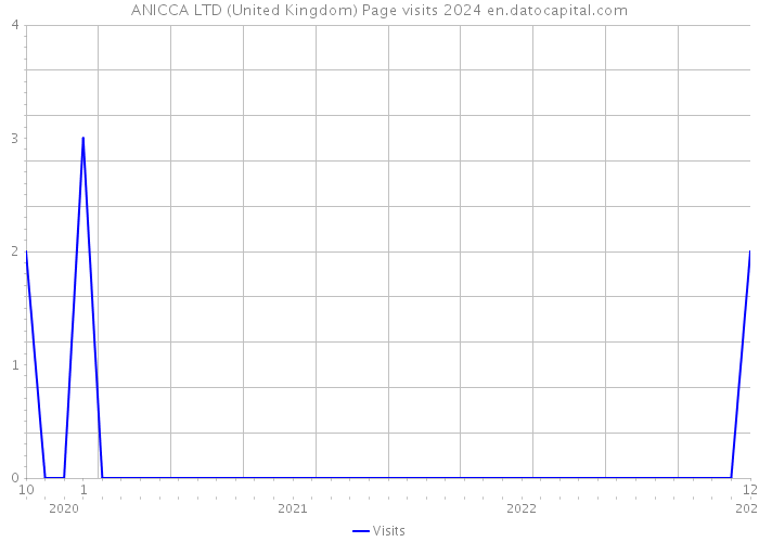 ANICCA LTD (United Kingdom) Page visits 2024 