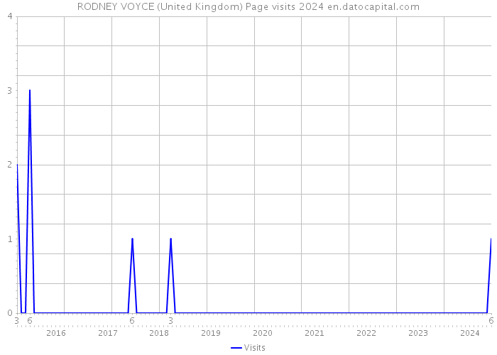 RODNEY VOYCE (United Kingdom) Page visits 2024 