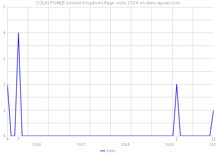 COLIN FOWLE (United Kingdom) Page visits 2024 
