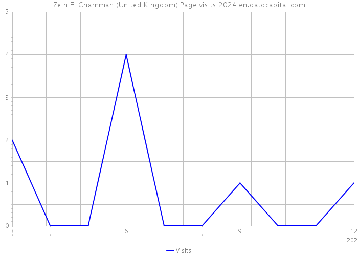 Zein El Chammah (United Kingdom) Page visits 2024 