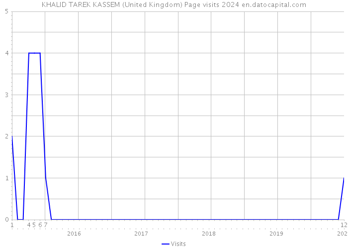 KHALID TAREK KASSEM (United Kingdom) Page visits 2024 