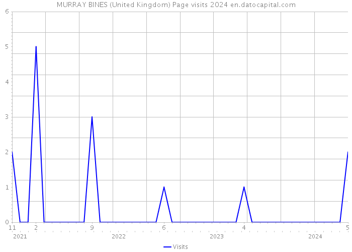 MURRAY BINES (United Kingdom) Page visits 2024 