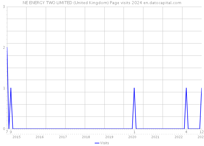 NE ENERGY TWO LIMITED (United Kingdom) Page visits 2024 