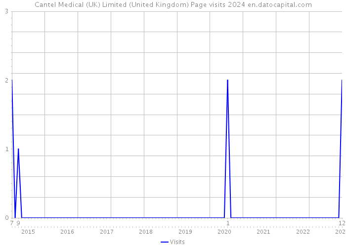 Cantel Medical (UK) Limited (United Kingdom) Page visits 2024 