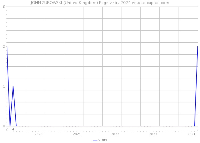 JOHN ZUROWSKI (United Kingdom) Page visits 2024 