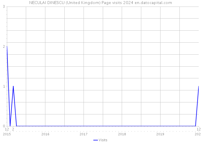 NECULAI DINESCU (United Kingdom) Page visits 2024 